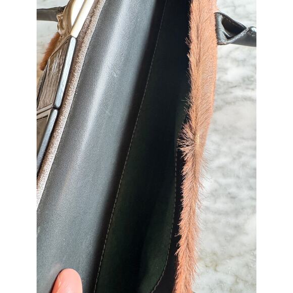 Kieselstein-Cord Exotic Leather Relic Mosaic Ponyhair Tote - Picture 10 of 10